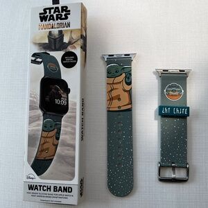 EUC - Star Wars The Mandalorian Apple Watch Band